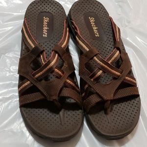 Sketcher sandles brn/org